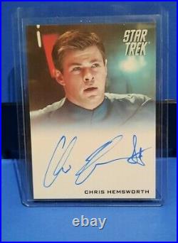 Star Trek 2009 Movie Autograph Card Auto Chris Hemsworth as George Kirk THOR