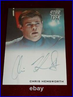 Star Trek 2009 Movie Autograph Chris Hemsworth as George Kirk Thor