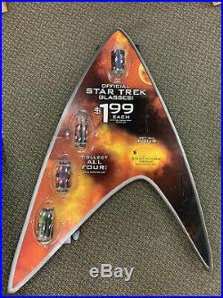Star Trek 2009 Movie Burger King Cardboard Display Complete With All Pieces