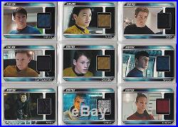 Star Trek 2009 Movie Master Set Autographs Costumes Case Incentives Rewards+++