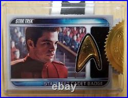 Star Trek 2009 Movie Starfleet Cadet Badge Pin Relic RC2 32/65 6 Case Incentive