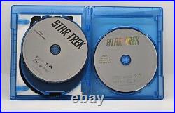 Star Trek 2009 Qmx Enterprise Metal Replica And 3-disc Blu-ray RARE! See Pics