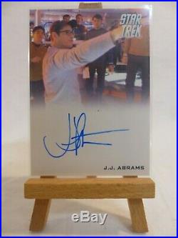 Star Trek 2009 movie trading card autograph director J. J. Abrams