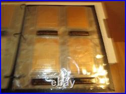 Star Trek 22ct gold card collection Danbury Mint comes with 23 cards of 48 total