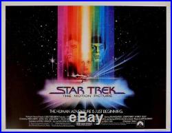 Star Trek 22x28 Rolled Original Movie Poster 1978 Half Sheet Bob Peak Art