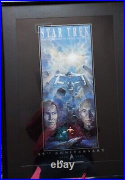 Star Trek 25th Anniversary Autographed Poster
