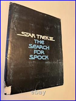 Star Trek 3 III Search For Spock Press Kit Tos Super Rare