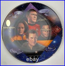 Star Trek 30 Years Tribute Hamilton Plates Full Set Tribute lot of 5