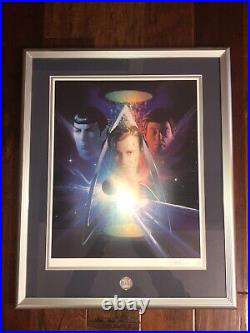 Star Trek 30th Anniversary Autographed Lithograph signed by Matthew Joseph Peak