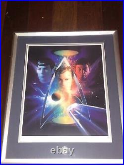 Star Trek 30th Anniversary Autographed Lithograph signed by Matthew Joseph Peak