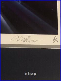 Star Trek 30th Anniversary Autographed Lithograph signed by Matthew Joseph Peak