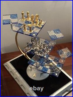 Star Trek 3D Chess Set Franklin Mint 1994 Missing 8 Pieces