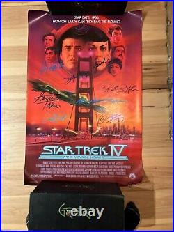 Star Trek 4 27x40 Theater Size Movie Poster with Multiple Signatures