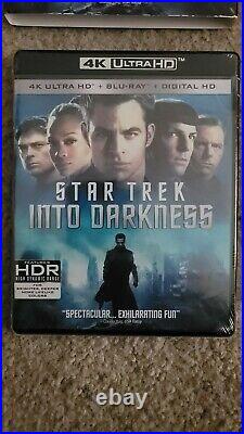 Star Trek 4k Blu-Ray Rare OOP Slipcovers Into Darkness Beyond Trilogy