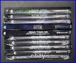 Star Trek 4k blu ray movie collection 1-10 (2,3,4,5,6,7,8,9) Sealed 2 slipcovers