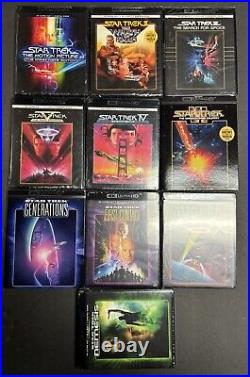 Star Trek 4k blu ray movie collection 1-10 (2,3,4,5,6,7,8,9) Sealed 2 slipcovers