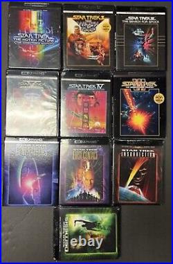 Star Trek 4k blu ray movie collection 1-10 (2,3,4,5,6,7,8,9) Sealed 2 slipcovers