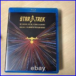 Star Trek 50th Anniversary Collection (Blu-Ray, 2016, Box Set) withStarfleet Badge