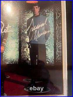 Star Trek Autographed 8x10 psa kirk, spock, mccoy Authentic