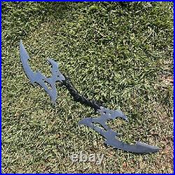 Star Trek Bat'leth Klingon Double Blade Sword Of Kahless 4' Long Fantasy Sword