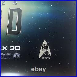 Star Trek Beyond 2016 Fan Event Ltd Edition 1000 Movie Poster Double Sided 27x40