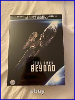 Star Trek Beyond Gift Set 4K Ultra HD + 3D Blu-ray + Blu-ray + Digital HD NEW
