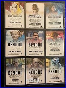 Star Trek Beyond Movie Autograph Card Lot 40 Cards