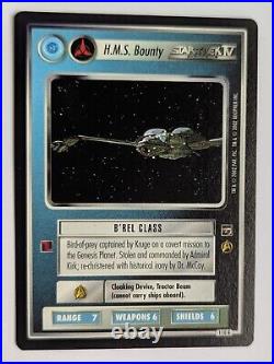 Star Trek CCG 1e The Motion Pictures H. M. S Bounty FED 110R Mint/Near Mint HMS