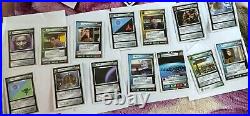 Star Trek CCG Cards Collectable 690+ most black border Lots of Duplicates READ