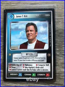 Star Trek CCG James T. Kirk Ultra-Rare The Motion Pictures