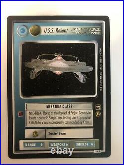 Star Trek CCG The Motion Pictures U. S. S. Reliant Federation(Unplayed, Mint/NM)