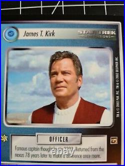 Star Trek CCG stccg James T. Kirk The Motion Pictures Ultra Rare UR 56UR M/NM