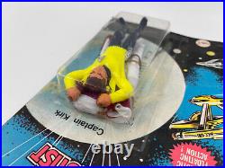 Star Trek Captain Kirk Sky Diving Parachutist on Unpunched Card AHI Brand 1974