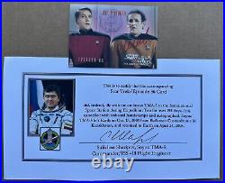 Star Trek Card (Season Four, Episode 86) FLOWN in Space aboard ISS