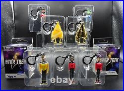 Star Trek Chibi In Motion Lower Decks Keychain Figures- Complete Set of 7