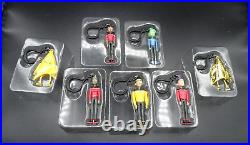 Star Trek Chibi In Motion Lower Decks Keychain Figures- Complete Set of 7