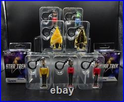 Star Trek Chibi In Motion Lower Decks Keychain Figures- Complete Set of 7