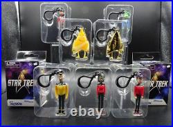 Star Trek Chibi In Motion Lower Decks Keychain Figures- Complete Set of 7