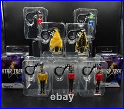 Star Trek Chibi In Motion Lower Decks Keychain Figures- Complete Set of 7