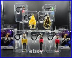 Star Trek Chibi In Motion Lower Decks Keychain Figures- Complete Set of 7