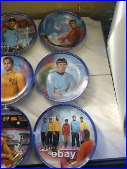 Star Trek Collector Plate Lot of 15 plates (Original Series Voyages, TNG)