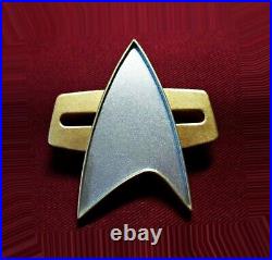 Star Trek Combadge Communicator Comm Badge Uniform TNG The Next Generation ^