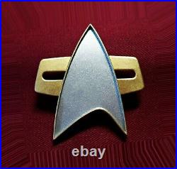 Star Trek Combadge Communicator Comm Badge Uniform TNG The Next Generation ^