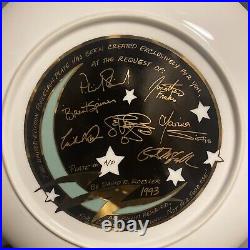 Star Trek Crew Plate 1993 Limited AP/350 Final Season Crew Gift Artist Proof