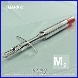 Star Trek, Dr. McCoys MIRI Hypospray M2, RED Vial, Machined Aluminum & Acrylic