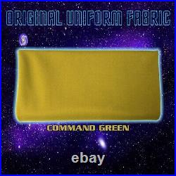 Star Trek Fabric Original Command Green Paramount Stock Prop Costume Ultra Rare