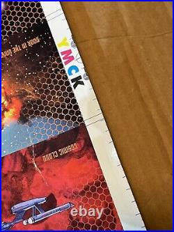 Star Trek First Contact 1996 Skybox Uncut Sheet 28x37