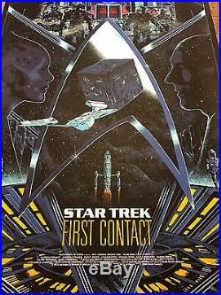 Star Trek First Contact Kilian Eng Movie Print Poster Mondo The Next Generation