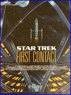 Star Trek First Contact Kilian Eng Movie Print Poster Mondo The Next Generation