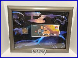 Star Trek First Day Of Issue STAMP Autographed SHATNER NIMOY Collector's Edition